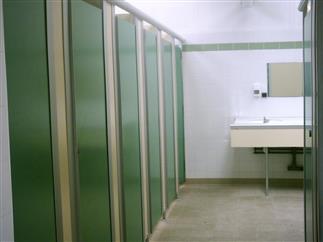 Sanitaires vert
